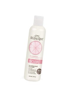 Gena Gena Mani Spa Liquid Hand Soak | Softens, Moisturizes Hands, Nails, and Cuticles For Great Manicure Pre Treatment | Made in the USA |Grapefruit Scent |8 Oz  - Image 1