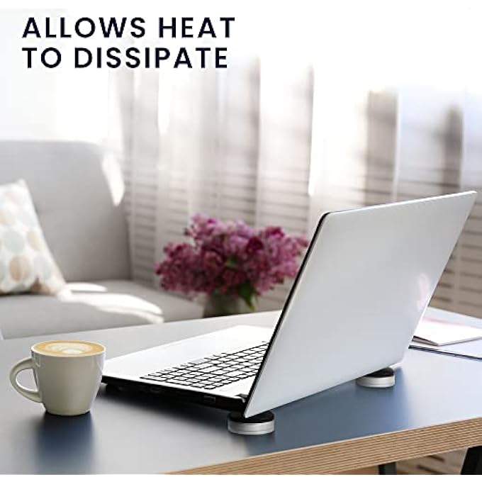 rayihni ANTI HEAT STAND BALL LAPTOP/NOTEBOOK FOR LAPTOP/NOTEBOOK/ULTRABOOK, BLACK/SILVER - Image 3