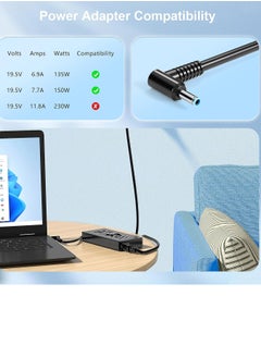 Generic 150W AC Adapter Charger for HP Zbook 15 G3 G4 G5 G6 ZBook Studio G3 G4 G5 G6 G7 G8 OMEN by 15 17 Pavilion Gaming 15 17 Laptop Power Supply TPN-CA11 TPN-DA09 (Not Fit for 230W 200W)  - Image 3