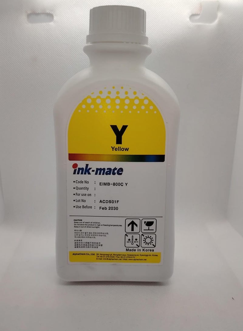 Refillable printer ink, 500 ml, yellow