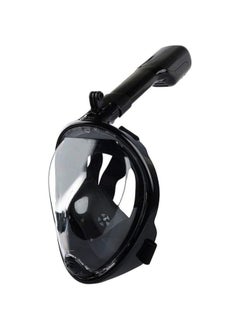 Generic Full Face Diving Mask, 180 Degree Panoramic View Snorkeling Mask, Easy Breathing Swimming Snorkeling Mask with Detachable Sports Camera Holder, Anti-Fog, Anti-Leak, Pancreas  - Image 1
