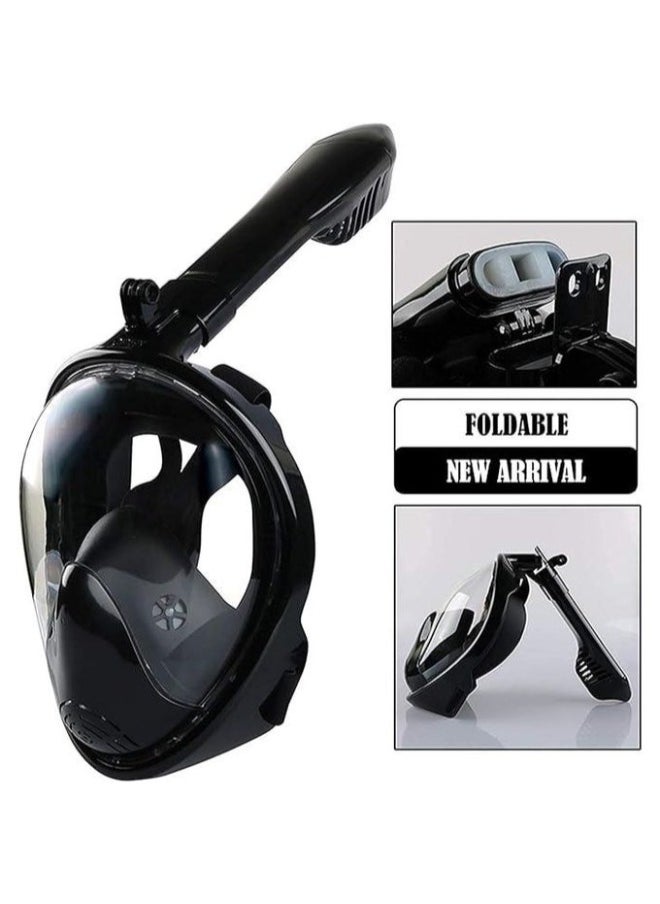 Full Face Diving Mask, 180 Degree Panoramic View Snorkeling Mask, Easy Breathing Swimming Snorkeling Mask with Detachable Sports Camera Holder, Anti-Fog, Anti-Leak, Pancreas - pzsku/Z7D221D91D37D6E725953Z/45/_/1720295334/fb5813f0-6f4c-4eee-9f86-13cf7b299daf