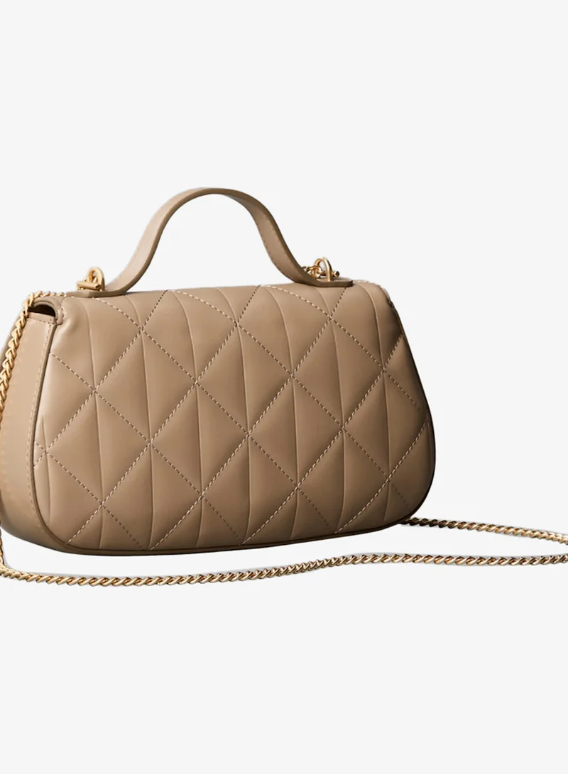 CALVIN KLEIN  Quilted Emblem Logo Chain Bag for Women | Best Price UAE