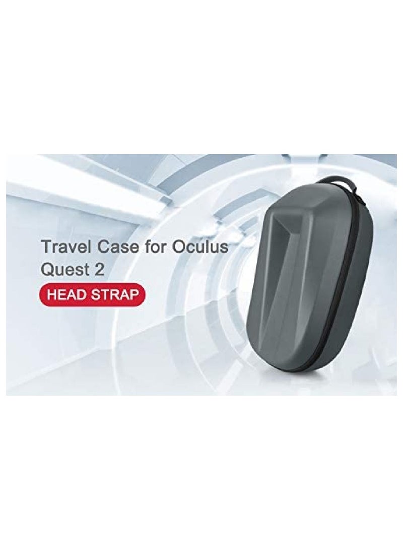 YONK - Hard Carrying Case For Oculus Quest 2 For VR Headset Storage Bag Modern Travel Case Quest 2 Accessories Grey - Image 1