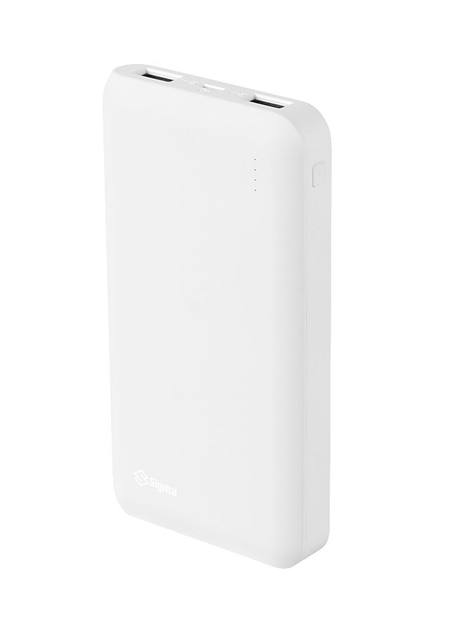 SIGMA 5000 mAh Polymer Power Bank White - Image 1