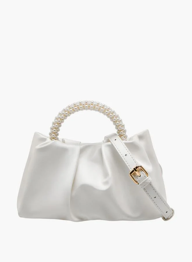 Flora Bella By Shoexpress Flora Bella Pleated Crossbody Bag with Detachable Strap Ramadan Collection