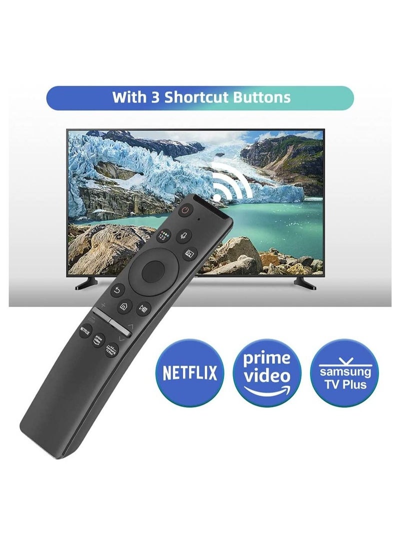 Universal Voice Remote Control for Samsung TV Remote All Samsung LED QLED UHD SUHD HDR LCD HDTV 4K 3D Curved Smart TVs, with Shortcut Buttons for Netflix - Image 3