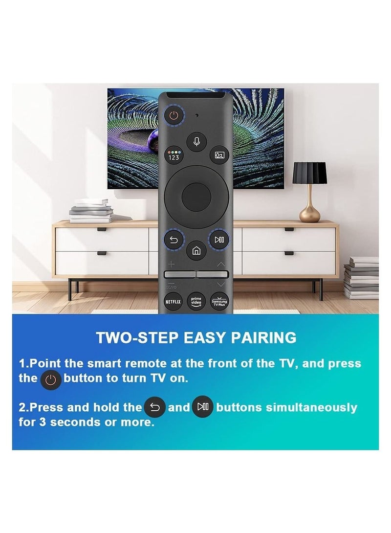 Universal Voice Remote Control for Samsung TV Remote All Samsung LED QLED UHD SUHD HDR LCD HDTV 4K 3D Curved Smart TVs, with Shortcut Buttons for Netflix - Image 5