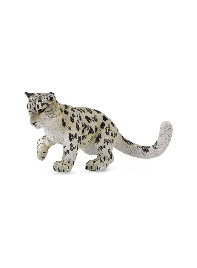 CollectA Wildlife Snow Leopard Cub - Playing Toy Figure - Authentic Hand Painted Model