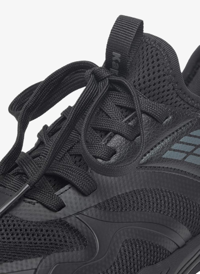 كابا حذاء رياضي نسائي بأربطة وتفاصيل متباينة - Image 4