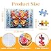 R RUCKERCO 1000 Piece Puzzle for Adults Butterfly Noctilucous Jigsaw Puzzles Challenging 3D Puzzles Stunning Flower Art Wall Decor Gift for Adult Puzzle Lovers 275x196 Inch - Image 4