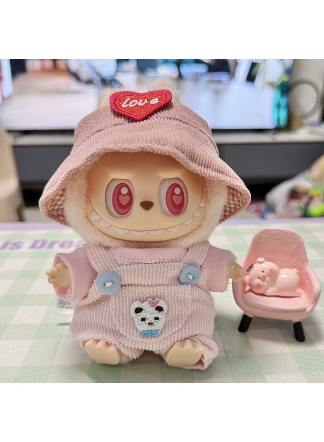 Loquat 2nd Generation Labubu Dress-up Blind Box - Squishy Face Keychain - Labubu Sitting Party Series