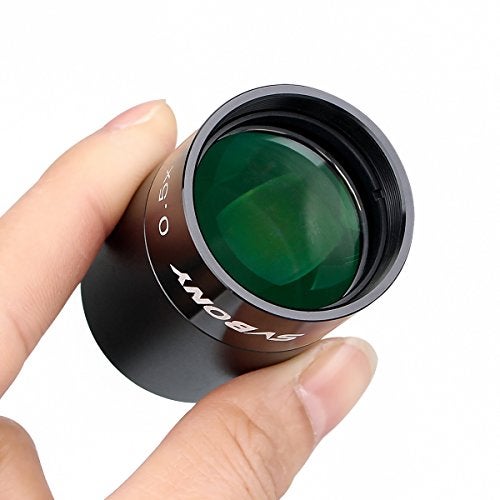 SVBONY Reducer for Telescope 1.25 inches 0.5X Focal Reducer with C-Mount Adapter to CCD Camera for Telescope Eyepiece Photography and Observing - Image 3