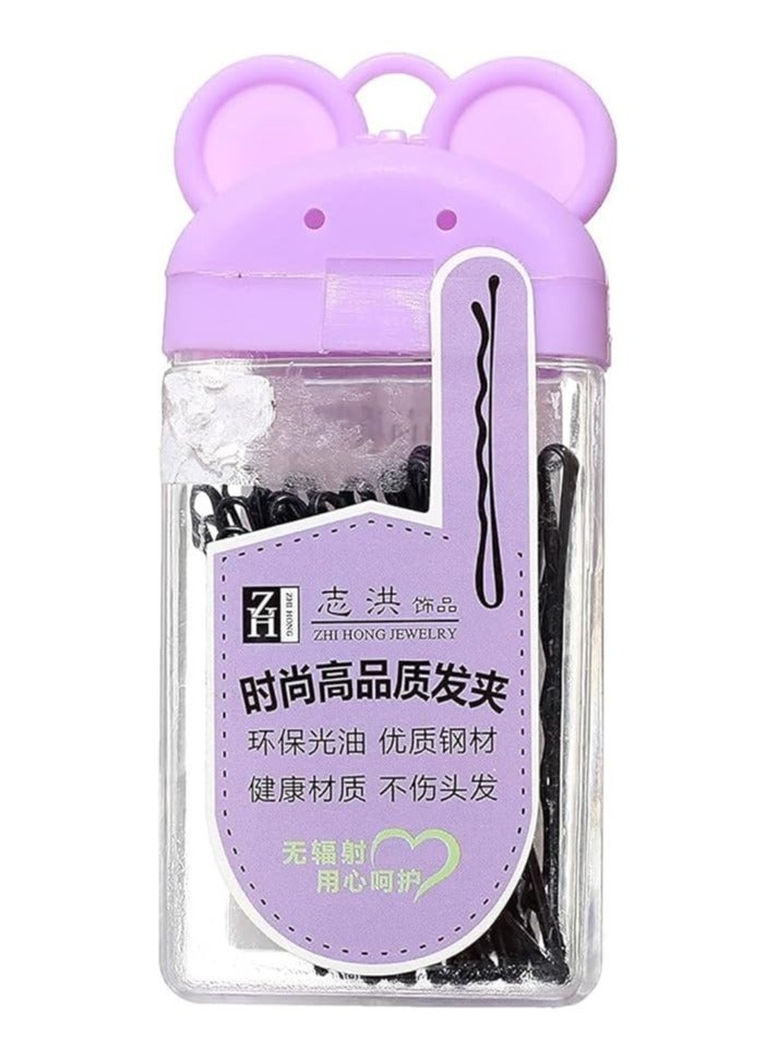 Hair pins, 20 pieces - black