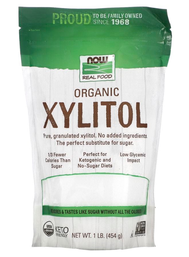 now زيلتول عضوي حقيقي 1 رطل (454 جرام)