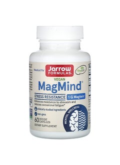 jarrow formulas Jarrow Formulas, Vegan MagMind, Stress Resistance, 60 Veggie Capsules  - Image 1