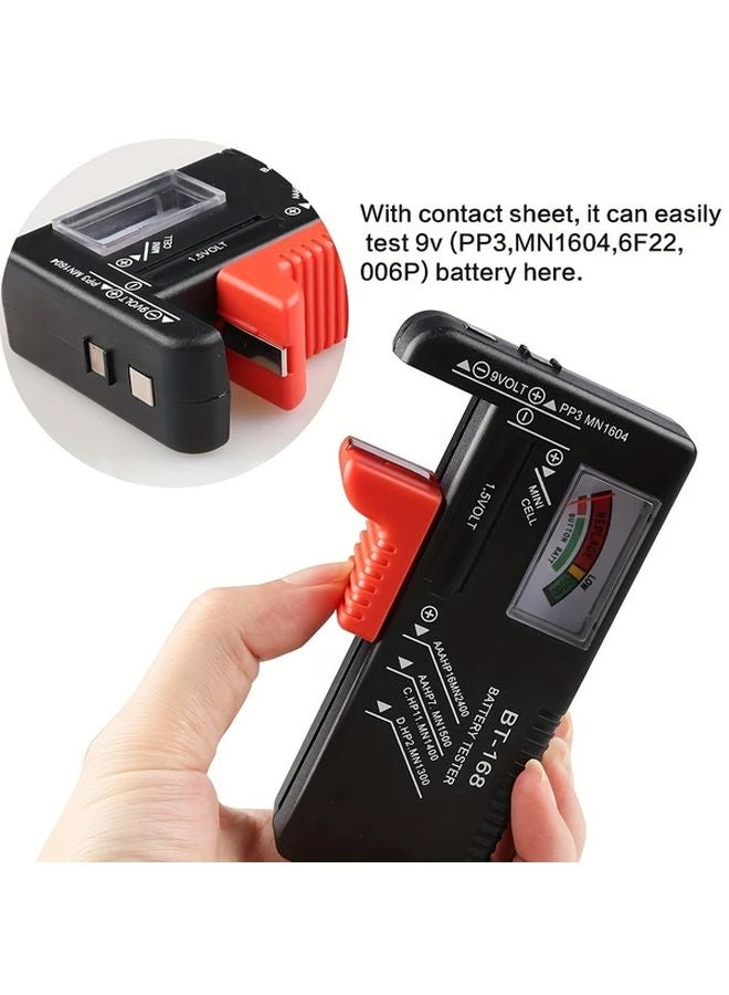 BT 168 Digital Battery Tester For AAA AA C D 9V Button Cells Voltage Capacity Check - Image 5