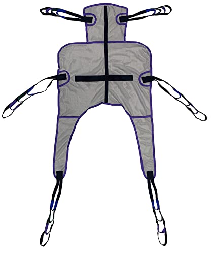 Tuffcare Universal Divided Leg Shower Commode Sling Medium Compatible with Tuffcare Hoyer Invacare McKesson Drive Lumex Medline Joerns and Other Patient Lifts Mesh Polyester Slim Fit - Image 5