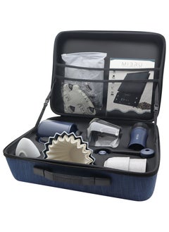 MIBRU V60 Pour Over Premium Drip Coffee Maker Kit,14-piece Drip Coffee Maker with a dedicated coffee bag Blue, built-in coffee pot, thermometer, coffee bean weighing tray, electric coffee bean grinder, coffee bean spray bottle, coffee spoon, V60 paper coffee filter, zigzag drip filter, coffee sharing pot, hand-held slim-neck coffee pot, dripper nozzle, specialty coffee kit, specialty coffee tools, coffee machine, coffee mug, coffee cleaning kit, pour-over coffee maker accessories.  - Image 2