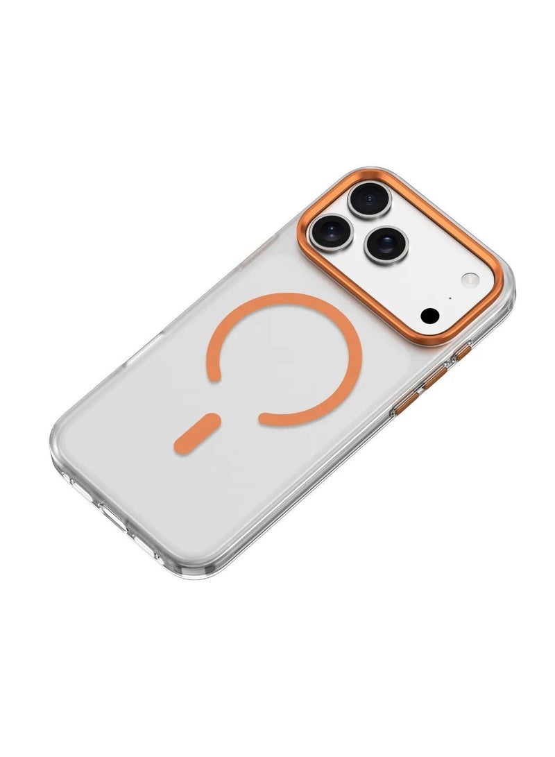 GREEN LION iPhone17 Pro Max Matte MagSafe Case / Maximum Protection / Camera Protection / Drop Protection - Orange Titanium - Image 5