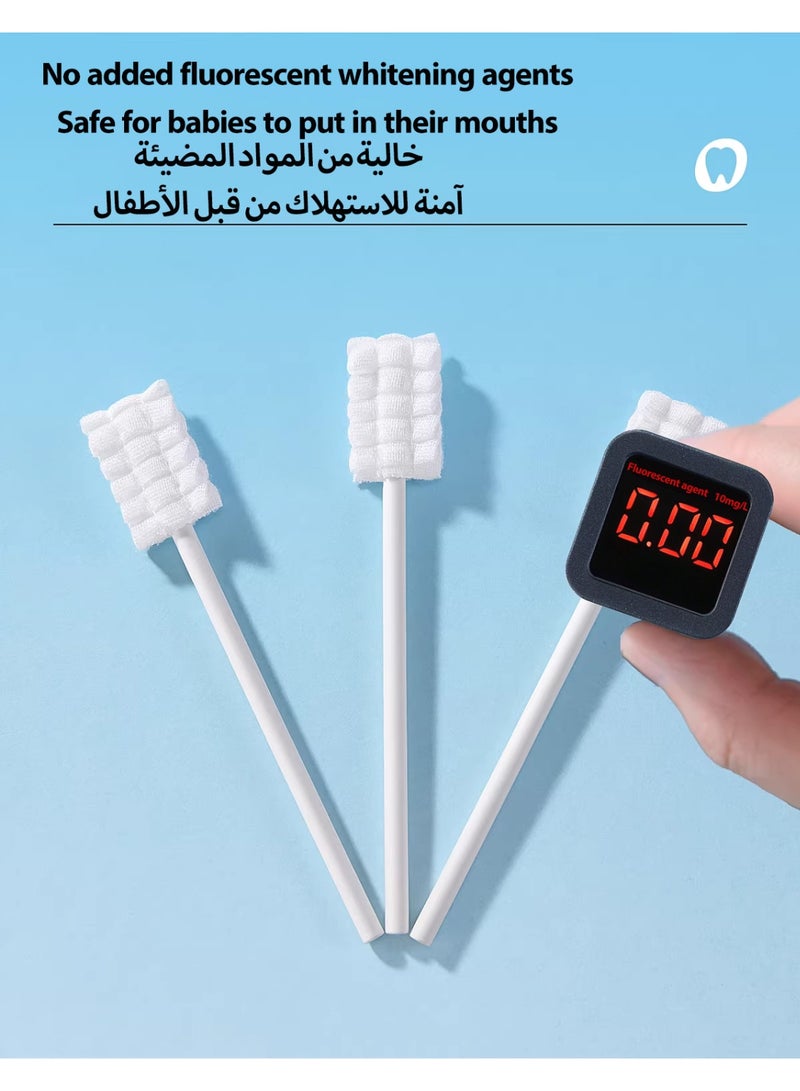 سورين مجموعة من 30 قطعة من أدوات تنظيف اللسان للأطفال الرضع، أدوات تنظيف اللسان للأطفال الرضع، أدوات تنظيف الفم من الشاش لحديثي الولادة، أدوات تنظيف اللسان والفم، فرشاة أسنان للأطفال الرضع، فرشاة أسنان للأطفال، مناسبة للأطفال الرضع والأطفال الصغار - Image 5
