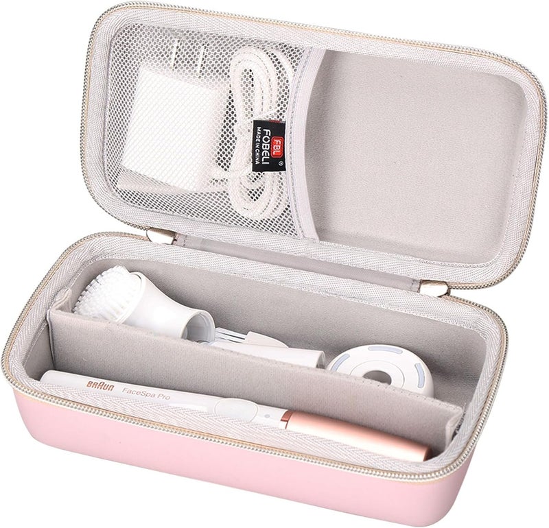 FBLFOBELI Hard Case Compatible with Braun Face Epilator Facespa Pro 910/911/SE921 Facial Hair Removal