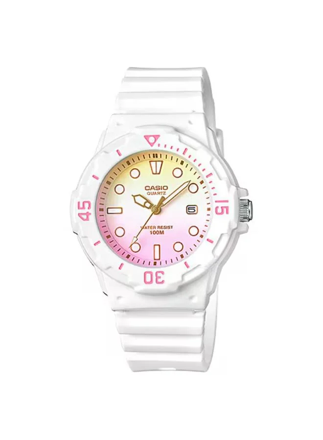CASIO Women's Resin Analog Watch LRW-200H-4E2VDR - 34.2 mm