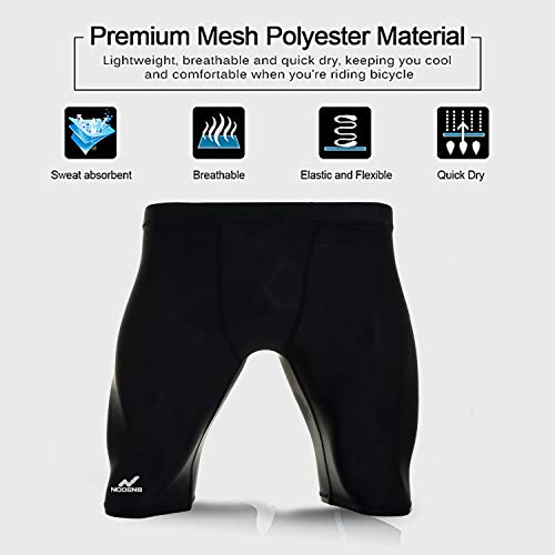 Nodens Black Compression Shorts for Men (Small) - Image 2