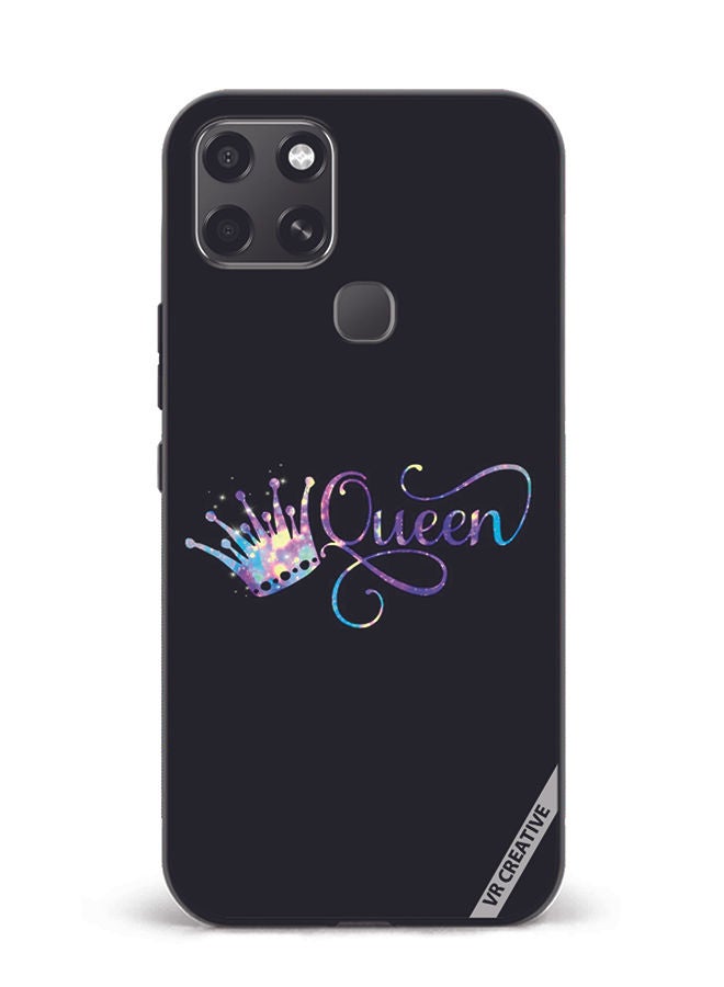 VR CREATIVE Protective Case Cover For Infinix Smart 6 Queen Design Multicolour - Image 1