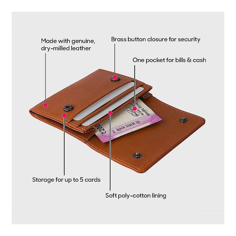 Daily Objects Flip Top Card Wallet for Women - Image 2