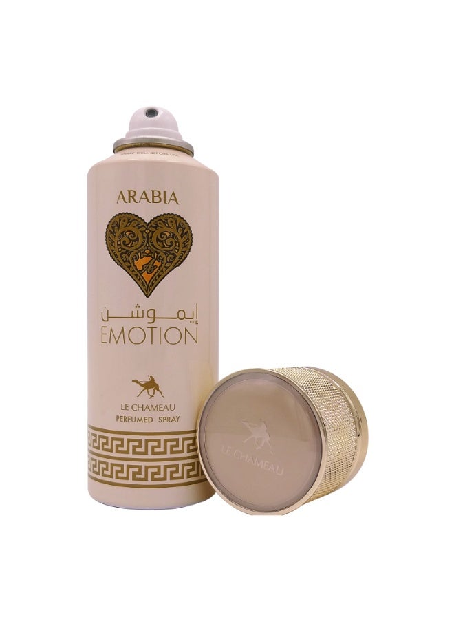 LE CHAMEAU Arabia Emotion Perfume Body Spray For Women 200ml - Image 2