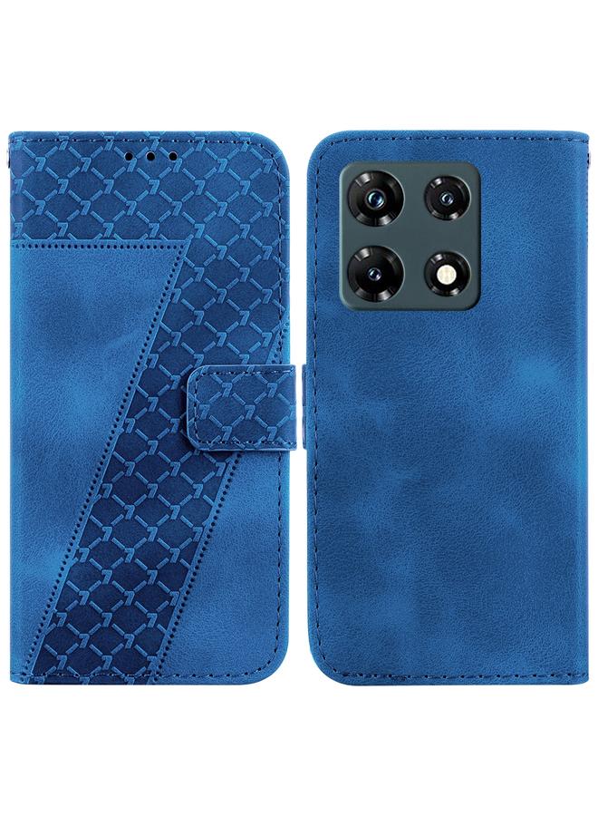 زبون جراب لهاتف Infinix Note 30 Pro، جراب جلدي منقوش على شكل سبعة أشكال - Image 1