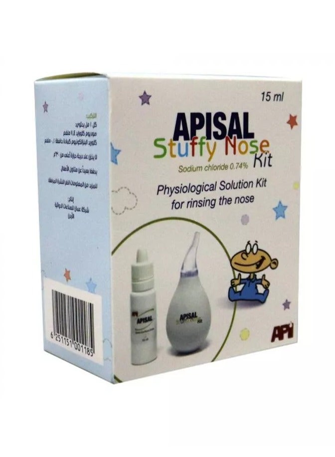 APISAL Stuffy Nose Kit Nasal Drop 15ml 