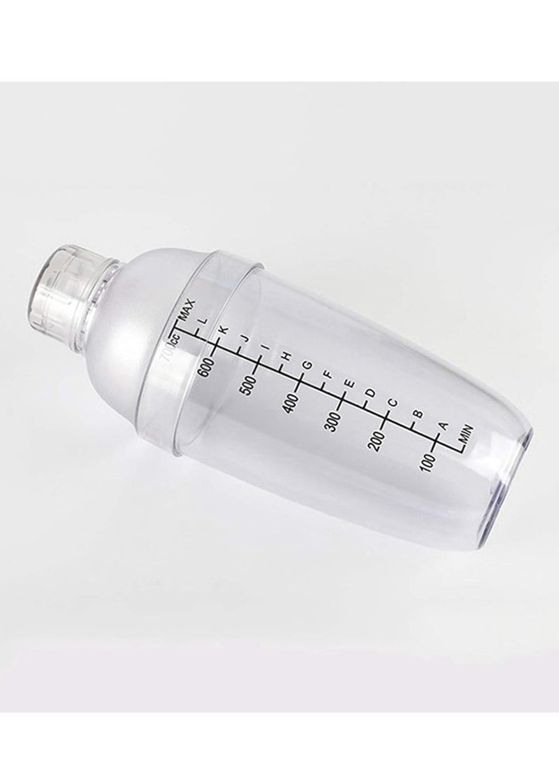 Baimao - 700ml clear lemon tea cocktail shaker, juice shaker, beverage shaker, iced coffee and milk tea cups - Image 1