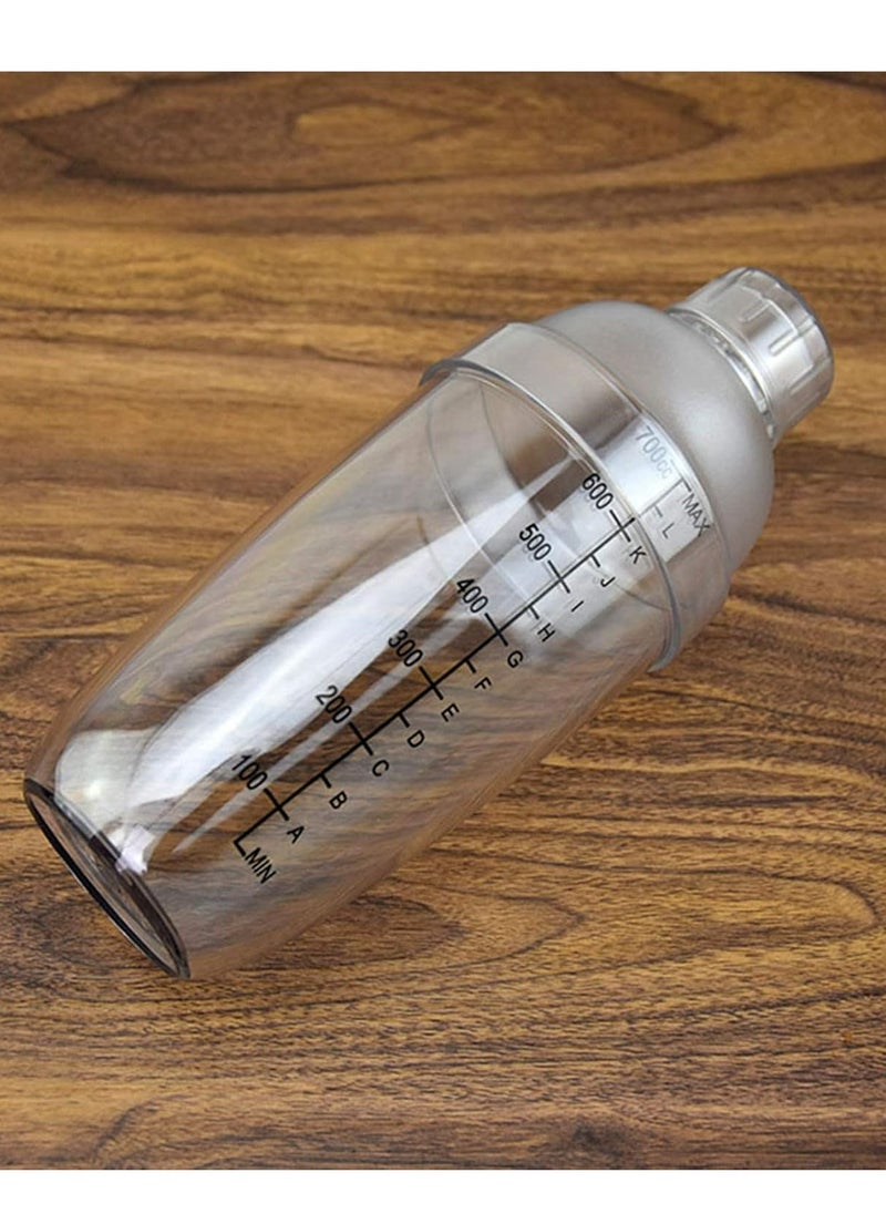 Baimao - 700ml clear lemon tea cocktail shaker, juice shaker, beverage shaker, iced coffee and milk tea cups - Image 1