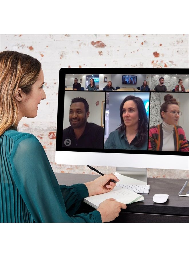 Owl Labs كاميرا مؤتمرات ذكية Meeting Owl 3 (الجيل التالي) بزاوية 360 درجة، دقة 1080p HD، ميكروفون ومكبر صوت (تركيز تلقائي على المتحدث وزوم ذكي) - Image 3