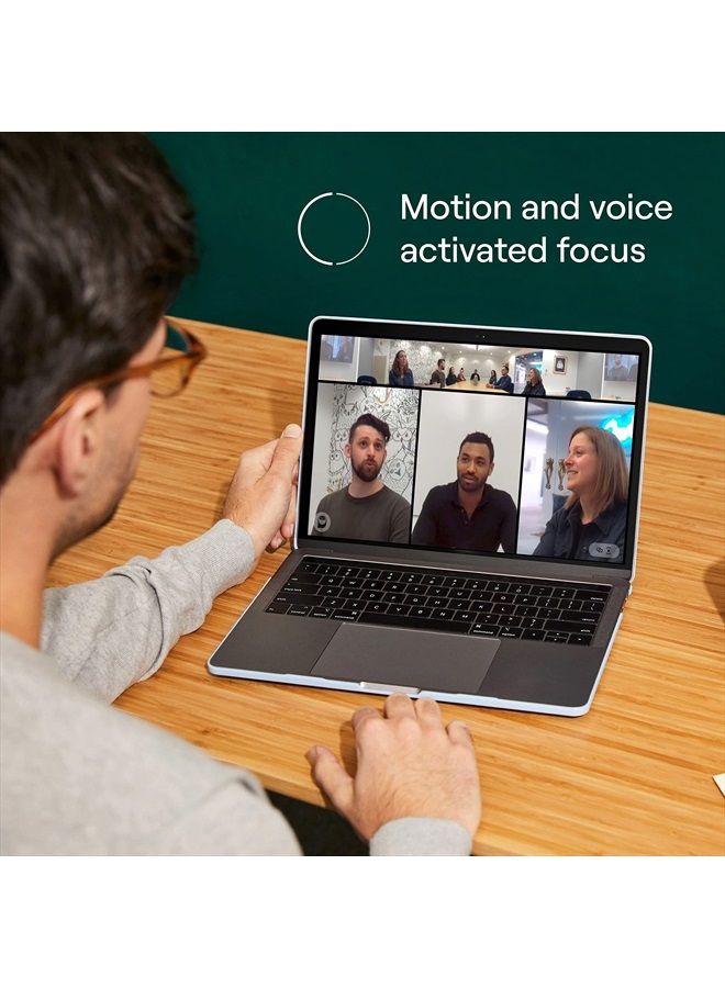 Owl Labs كاميرا مؤتمرات ذكية Meeting Owl 3 (الجيل التالي) بزاوية 360 درجة، دقة 1080p HD، ميكروفون ومكبر صوت (تركيز تلقائي على المتحدث وزوم ذكي) - Image 4
