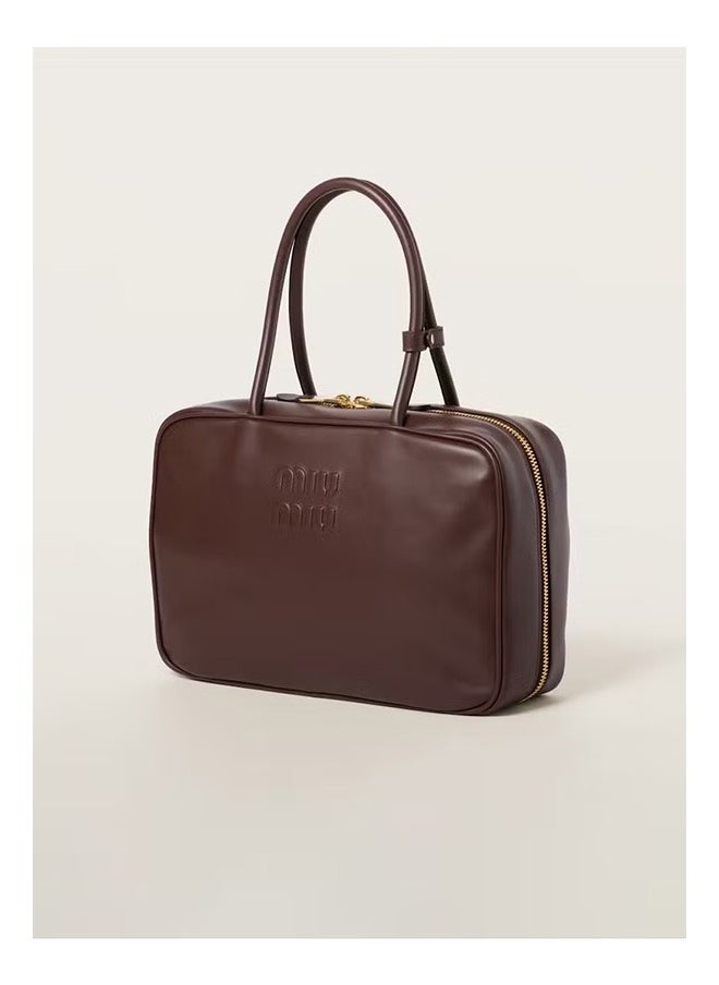 Miu Miu Miu Miu Women's Beau Leather Tote Shoulder Bag  - Image 3