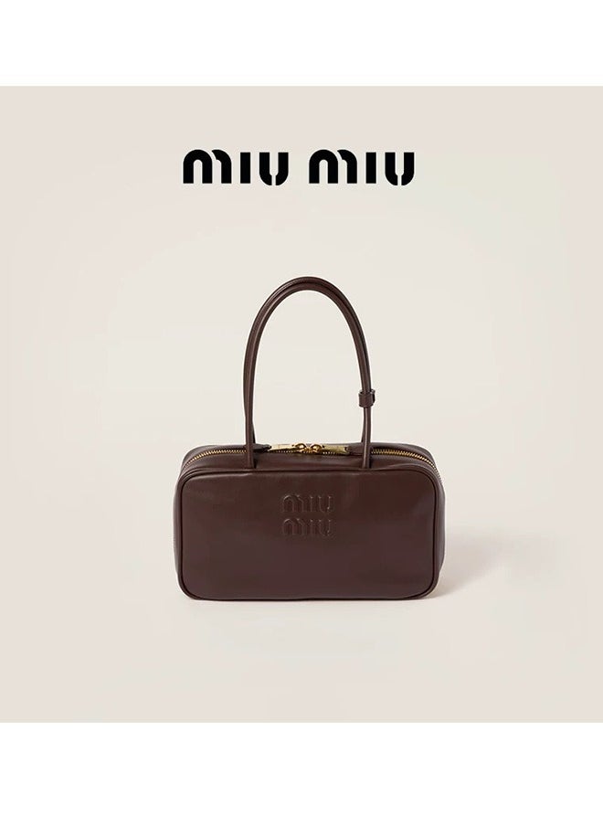 Miu Miu Miu Miu Women's Beau Leather Tote Shoulder Bag  - Image 1