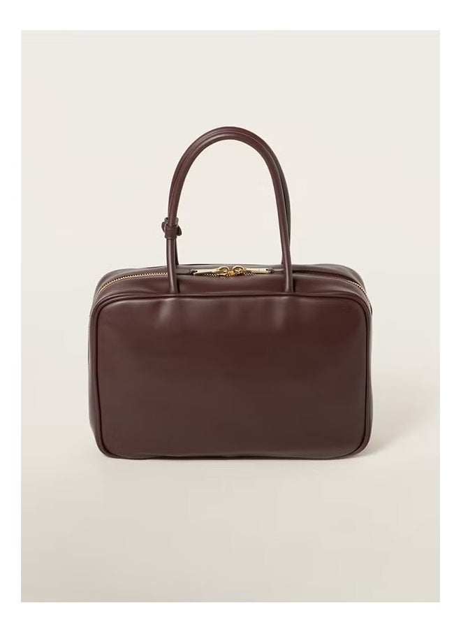 Miu Miu Miu Miu Women's Beau Leather Tote Shoulder Bag  - Image 4