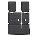 TTX LIGHTING Cargo Liner Backrest Mat for Chevy TahoeGMC Yukon Not for XL 20152020 7 Seats with 2nd Row Bucket Seats 2nd 3rd Row Back Seat Protector Leather Mat for Chevrolet Accessories - Image 2