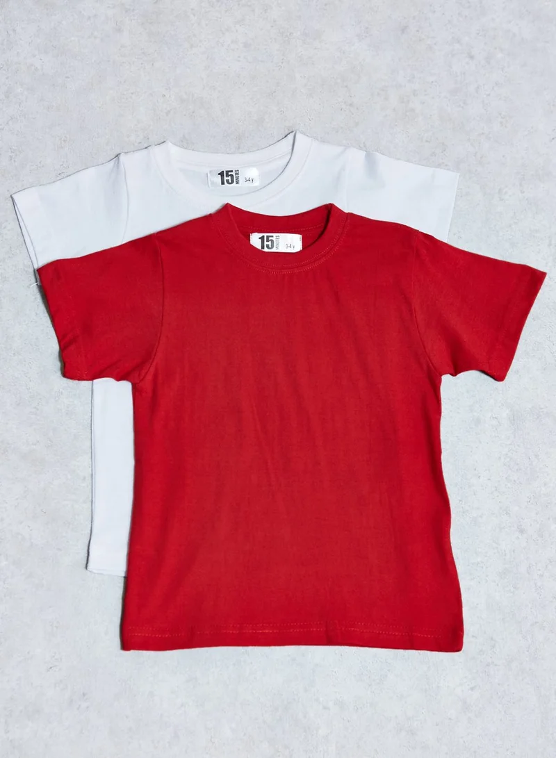 Fifteen Minutes Kids 2 Pack T-Shirts
