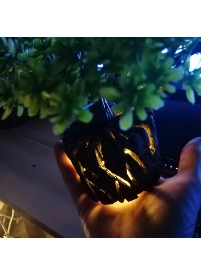 ارك شجرة بونساي صناعية على قاعدة خشبية - Image 2