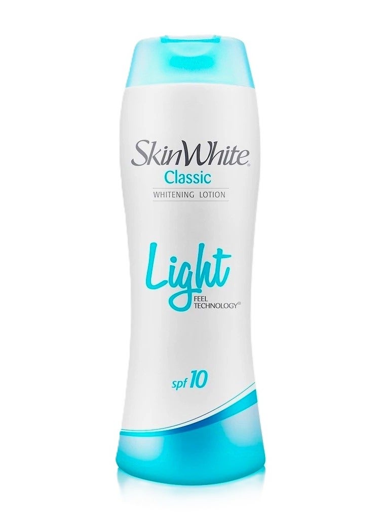 skin white Whitening Lotion Classic SPF 10 For Lighter Softer and Healthier Skin With Cooling Sensation - 350 ml - Image 1