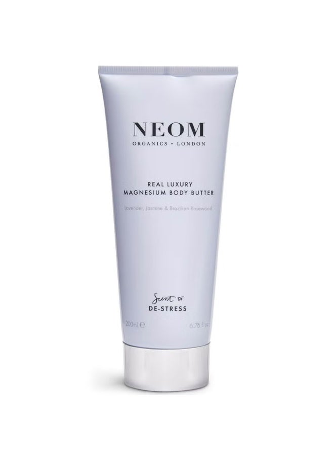 NEOM Real Luxury De-Stress Magnesium Body Butter 200ml - Image 1