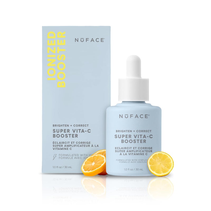 NuFACE Vita-C Brightening Face Serum - Vitamin C Serum for Dark Spots & Even Skin Tone + Niacinamide for Soothing Redness - Boosts Results of Microcurrent Treatments, Daily Skin Care (1oz) - Image 1