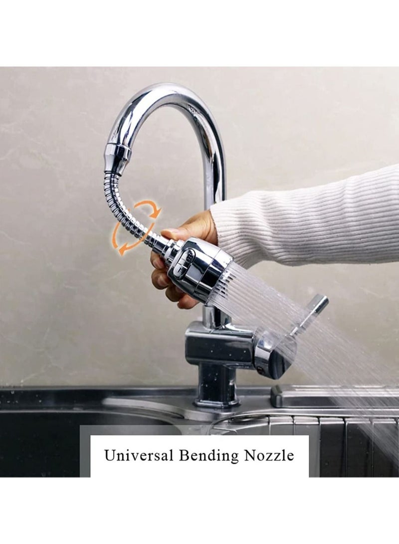 VITION Faucet Sprayer Attachment, 360 Degree Flexible Kitchen Sink Extender, Water Saving Sprayer - Image 4