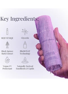 monat MONAT Violet Lights Anti-Brass Toning Masque – Natural Radiance – Illuminate Your Hair Naturally – Tone Unwanted Brassiness  - Image 2