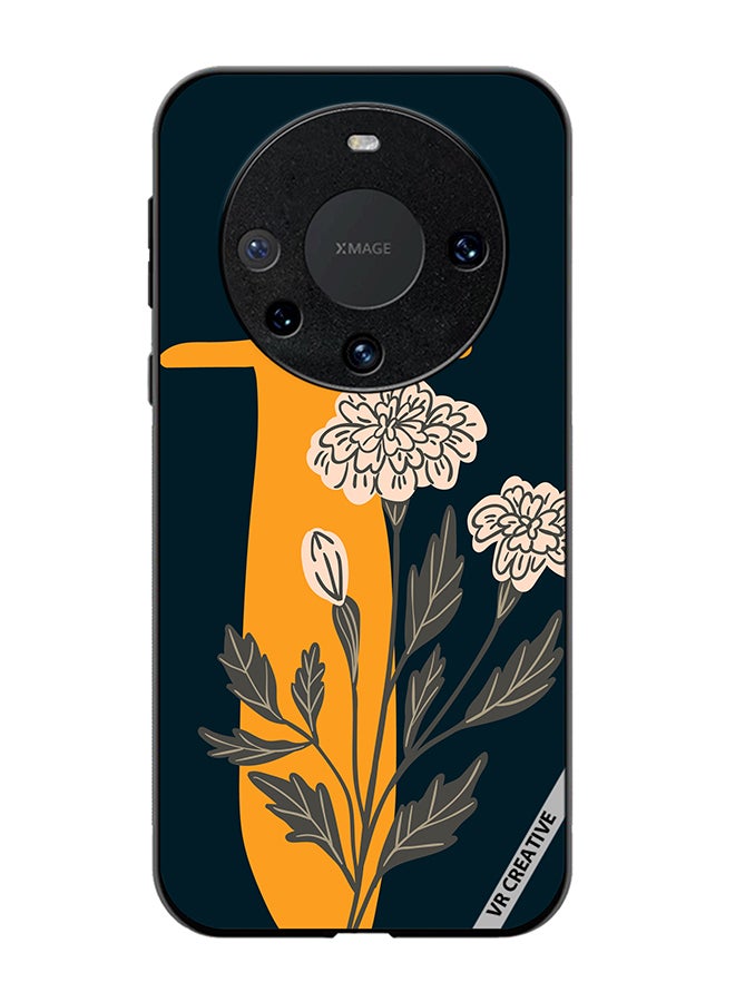 VR CREATIVE Protective Case Cover For Huawei Mate 60 Alphabet T Design Multicolour - Image 1