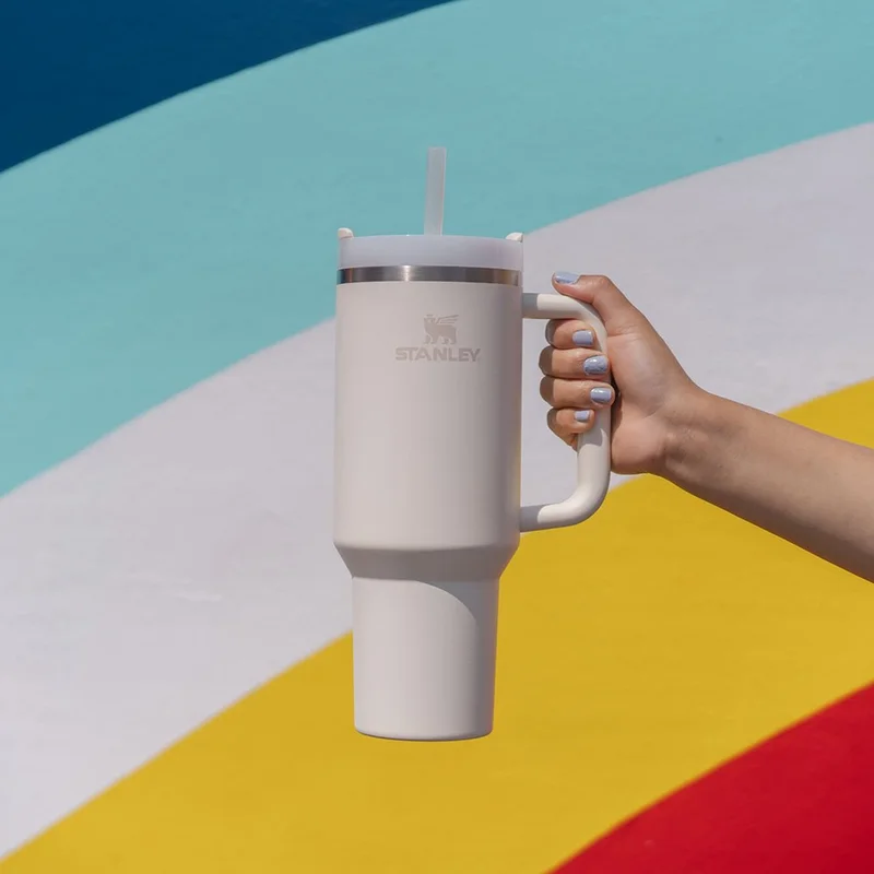 Stanley Quencher Thermos with Straw 1.18 L Cream